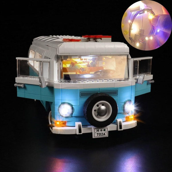USB Light Kit for LEGO 10279 Volkswagen T2 Camper Van Building Blocks-NOT INCLUDE LEGO MODEL