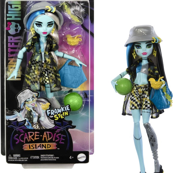 Mattel - Monster High Scare-adise Island Frankie Stein Fashion Doll [COLLECTABLES] Paper Doll