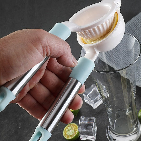 1PC Random Color DIY Fruit Juicer Cooking Tools Hand Press Juicer Lemon orange Squeezer Fruit Lime fresh juice tool Mini Squeezer KX 241