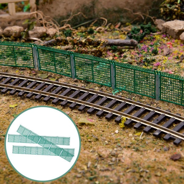1:87 HO Scale Model Railroad Fence Guardrail Wall Model Train Accessories DIY Sand Table Kits Matron Inn