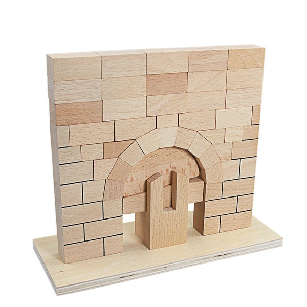 Montessori teaching aids wooden Roman bridge children early education puzzle building blocks children arch bridge construction toy gift