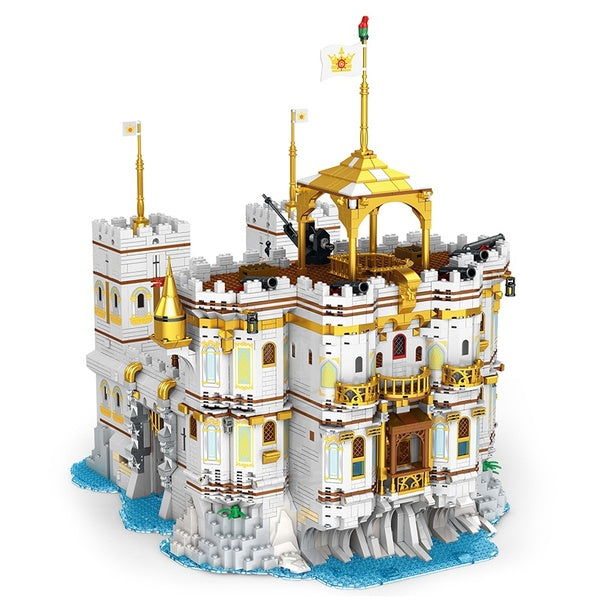New MOC The Royal Bay Castle 4168pcs Model Building Block Brick Educational Assembly Toy Children Gift