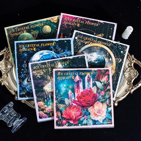 30Pcs-Pack Cute Flowers Series Decoration Material Paper Perfect for Journal Scrapbooking DIY Supplies