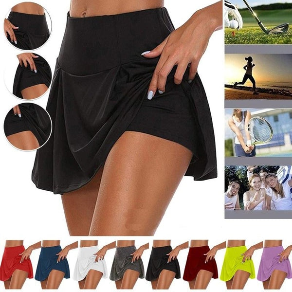 Nouveau athlète Golf entraînement Tennis Shorts Golf course jupe courte jupe active sport Yoga pratique jupe