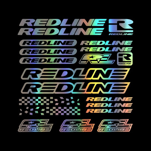 pour REDLINE Stickers Stickers Bicycles Bikes Cycles Frames Forks Mountain BMX