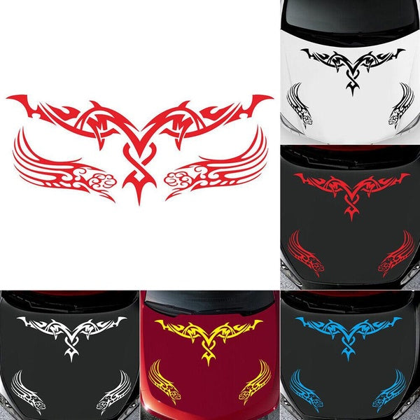 New Hot Universal Racing Hood Stripes Decal Vinyl Stickers Body For Car SUV Truck