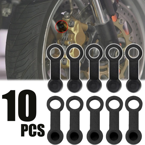 10 X Universal Brake Caliper Dust Cap Bleed Nipple Screw Pump Bleeder Motorcycle Bike Car Accessories Motorbike Rubber 8mm Cars