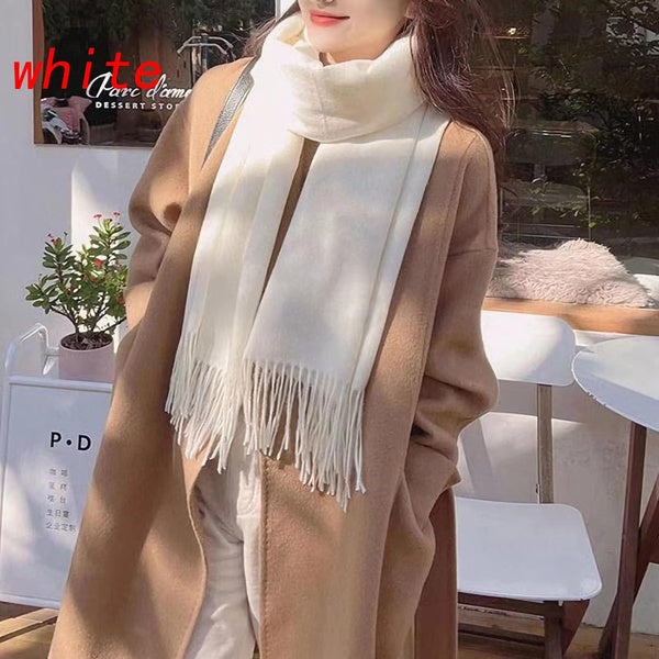 1PC Women's Long Blanket Chunky Oversized Winter-Fall Warm Scarf Big Tartan Scarves Wrap Shawl Gifts