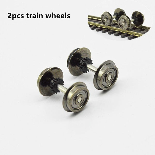 1:87 HO Scale Model Train Metal Wheels Railway Modeling layout Railroad Scenery Accessories Toys Matron Inn