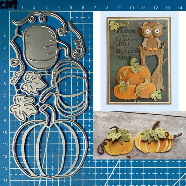 Halloween Pumpkins Metal Cutting Dies for DIY Scrapbooking Album Paper Cards Decorative Crafts Embossing Die Cuts