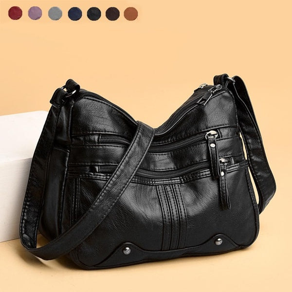 Haute qualité Vintage en cuir PU fourre-tout décontracté sac à bandoulière mode sacs à bandoulière pour femmes sacs à main femmes sacs cartable sac