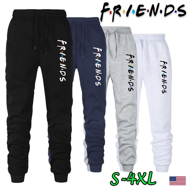 Friends Sports Sweatpants Loose Long Pants Jogger Trousers Men and Women Casual Fitness Jogging Pants