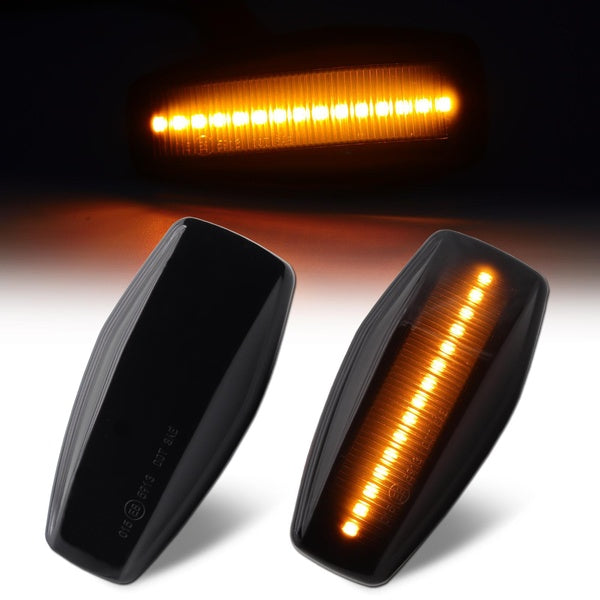 2x LED Dynamic Side Marker Turn Signal Light Sequential Blinker Lamp For KIA Rio Sedona Sportage For Hyundai Elantra Sonata i10