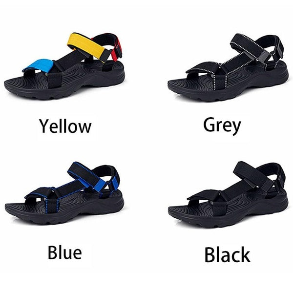 Summer Fashion Breathable Beach Flats Sandals For Men Plus Size