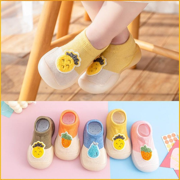 New Baby Socks Shoes Infant Color Matching Cute Kids Boys Shoes Doll Soft Soled Child Floor Socks Shoes Toddler Girls First Walkers