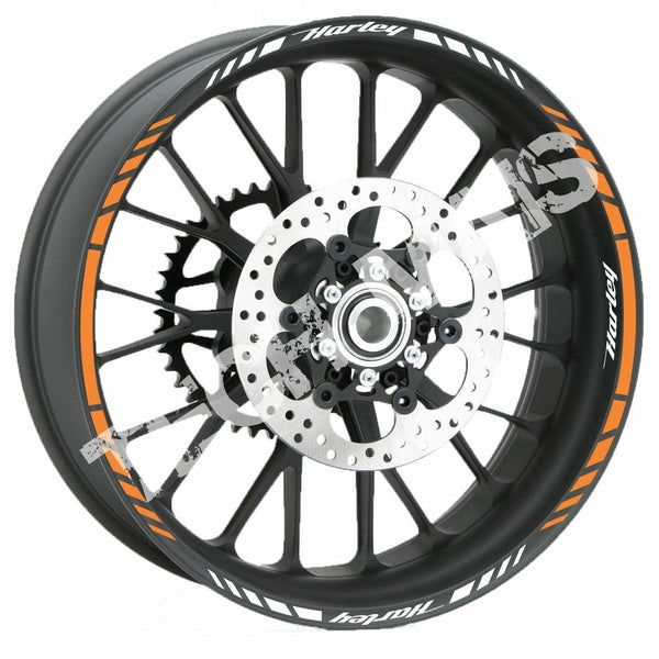 Fita de Roda Refletiva Harley Friso de Roda Refletiva Harley Adesivo de Roda Refletiva Harley Sticker de Roda Refletiva Harley Decal de Roda Refletiv