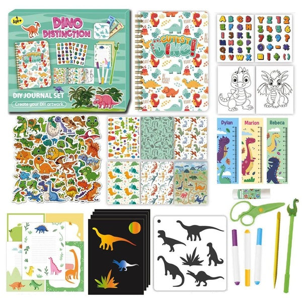 Dinosaur DIY Journal Set for Boys Girls Gifts, Great Birthday Gifts for Tween Age Boys Girls, Art & Crafts Stuff for Tween & Teenage Kids, Girls Toy,