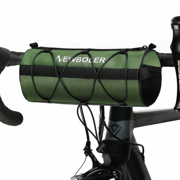 New Bike Handlebar Bag Bicycle Front Bag Storage Roll Bag Mountain Road Bikes Commuter Shoulder Bag Cycling Accessories