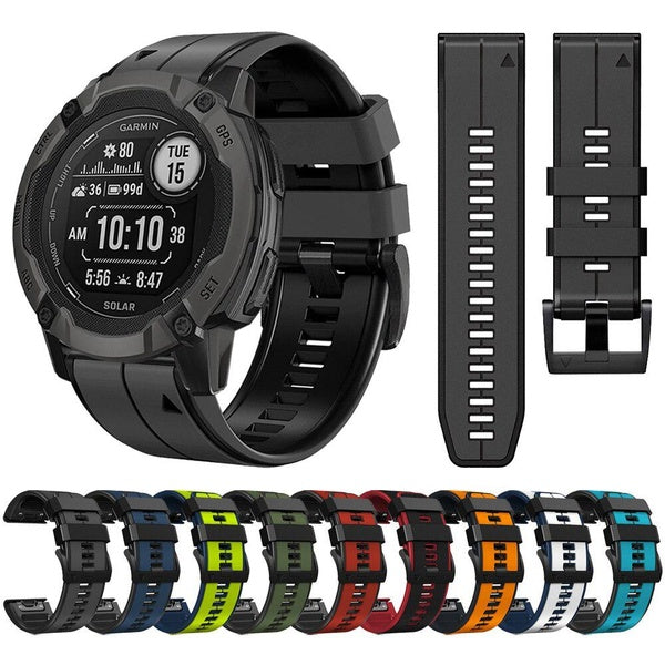 QuickFit Silicone Watch Band For garmin Instinct 2X Solar 26mm 22mm Strap For garmin Instinct 2 Watchband Bracelet Accessories Matron Inn