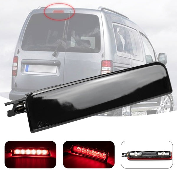 3rd Thrid Brake Lamp Rear Brake Light Smoke Tail Stop Lamp Bulbs OE Equivalent 2K0945087C For VW Caddy 2004-2015 III Box Estate