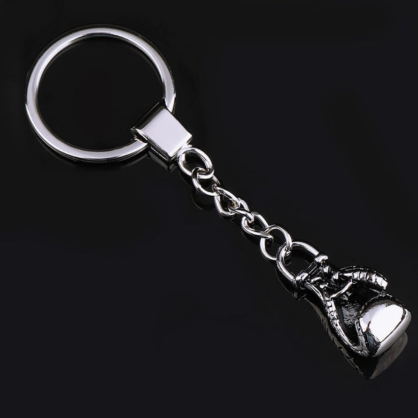 New Design Boxing Glove Key Chain -Hot Cool Metal Keychain Sports Car Key Ring Bag Pendant Key Holder Best Gift Jewelry