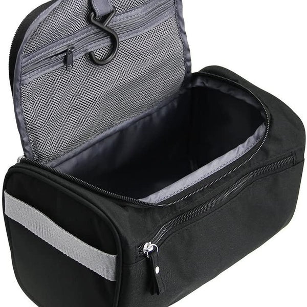 Hanging Travel Toiletry Bag Overnight Wash Gym Shaving Bag for Men and Women Ladies Black
