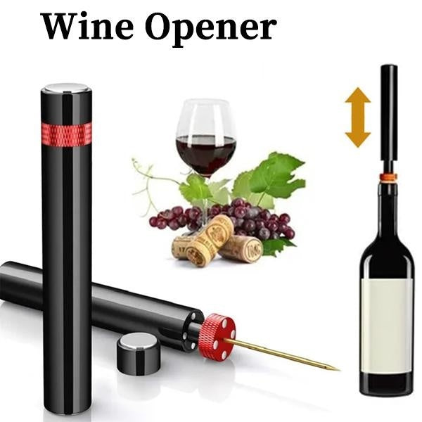 Wine Bottle Opener Food grade Air Pressure Pump Wine Opener, Easy To Use Needle Wine Bottle Cork Remover, Portable Wine Opener - Widely Used For Fami