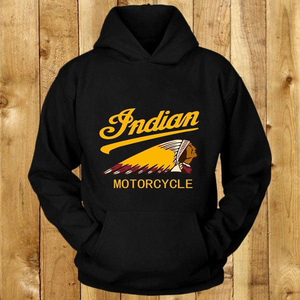 Indian Motorcycles Hoodie Pullover Hoodie Long Sleeve Men's Cotton Hoodie