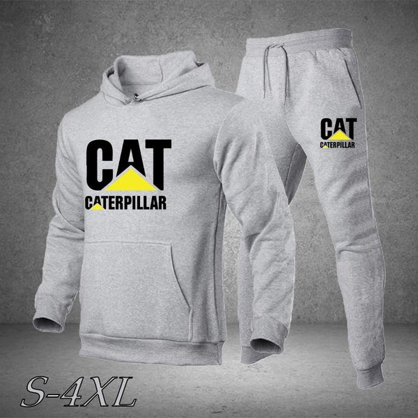 Fashion Printed Hooded Suits Hoodie + Pants 2-piece Suit Men Sports Tracksuit Men Hooded Sweatshirt+Joggers Pants Pullover Cool Hoodie Sportwear Suit