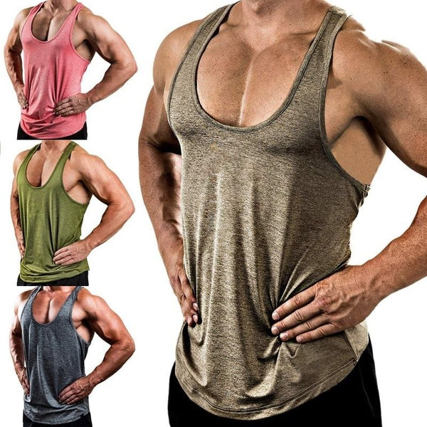 Men's Tank Tops Cotton Performance Sleeveless Casual Classic Sleeveless T Shirts