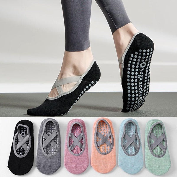 Coton Dot Silicone antidérapant femmes haute qualité Pilates chaussettes respirant Yoga chaussettes Ballet danse sport chaussettes pour Fitness