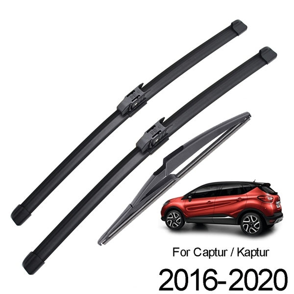 3Pcs Front Rear Tailgate Windscreen Wiper Blades Set For Renault Captur Kaptur 2020 2019 2018 2017 2016 26"16"12"