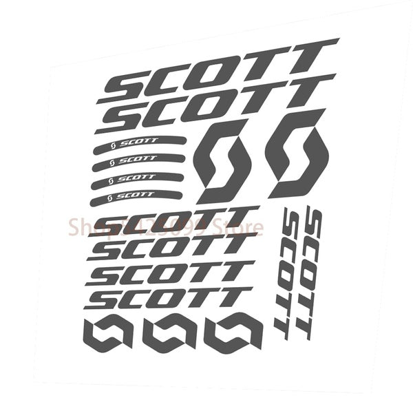 For SCOTT Bike Stickers Vinyl Decal Frame Cycle Bicycle Tuning Rim Wheel Decal Sticker Logo Emblem