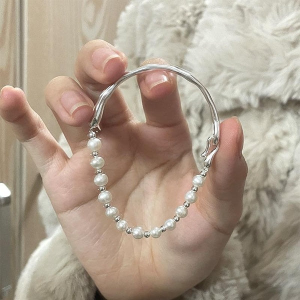 Bracelet en perles artificielles de Style chinois, Design culte rétro, Bracelet en chaîne Vintage, Bracelet à la mode Ins pour femmes