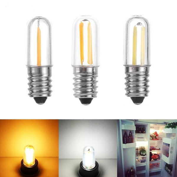 Ranpo 220V Mini E14 E12 LED Fridge Freezer Filament Light COB Dimmable Bulbs 1W 2W 4W Lamp