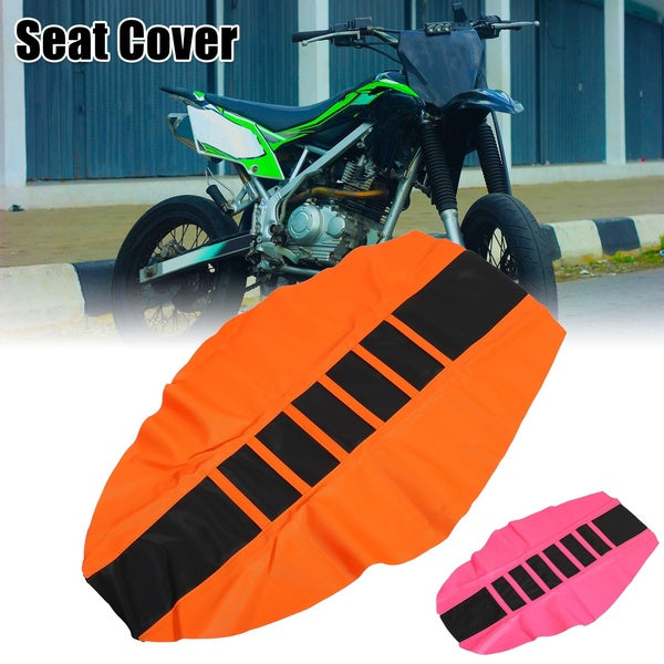 Motocross Seat Cushion Leather Soft Non-slip Rubber Seat Cover For Dirt Bike Motorcycle