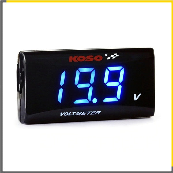 Voltmètre KOSO moto étanche numérique tension mètre universel pour ER6N Y15 ZR NVX NMAX XMAX 300 scooters