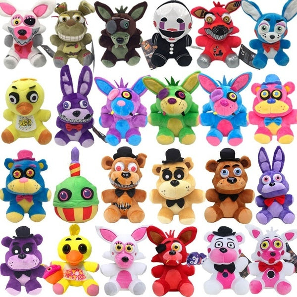 18cm FNAF Five Nights At Freddy's Phantom Foxy Plush Doll Stuffed Animal Plush Doll Toys Children Halloween Great Gifts