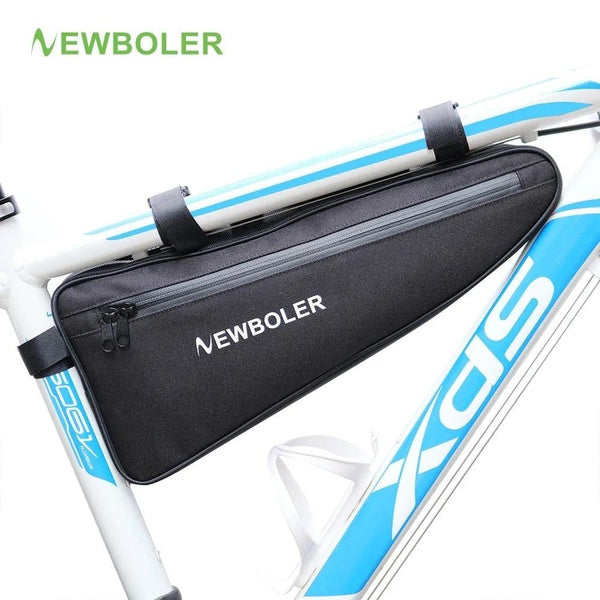 NEWBOLER Bicycle Triangle Bag Bike Frame Front Tube Bag Waterproof Cycling Bag Pannier Packing Pouch Accessories No Lip Matron Inn