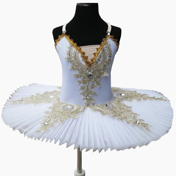 Swan Lake Ballet Tutu Skirts Costume For Girls White Ballerina Dress Kids Ballet Dress Belly Dance Wear Princess Tutu Skirts