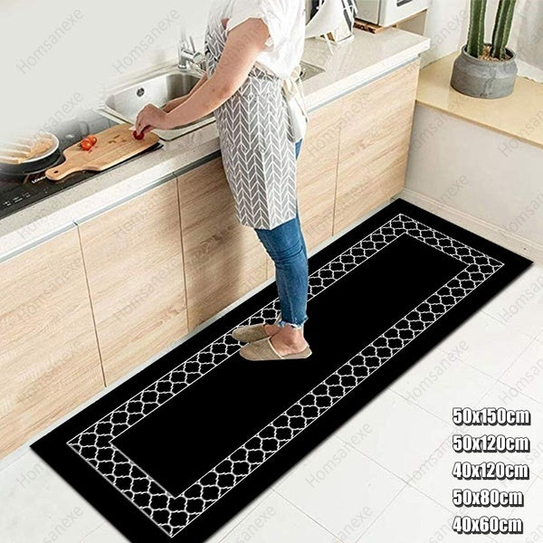 Rugs for Kitchen Moroccan Floor Mat,Kitchen Mats, Non-slip Mat & Kitchen Rug,Perfect for Entry Way Kitchens and Bathroom,5 Sizes(40*60-50*80-40*120-5