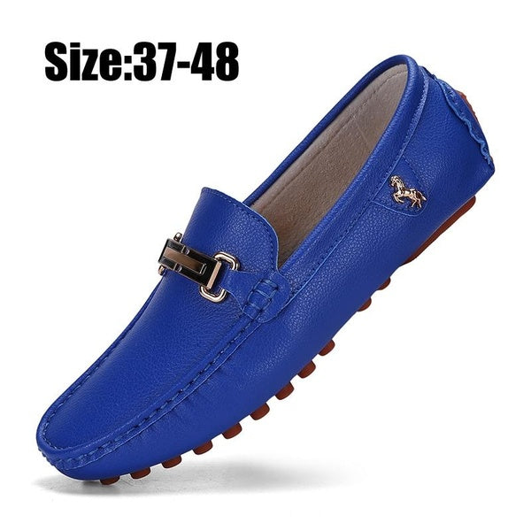 Loafers Shoes Moccasins Men Loafers High Quality Casual Leather Shoes Men Flats Lightweight Driving Shoes