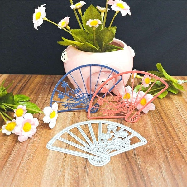 DIY Classic Fans Arch Shape Metal Cutting Dies for Scrapbooking Dies Stencil Craft Mould Blade Punch Card Make Die Cut New Design
