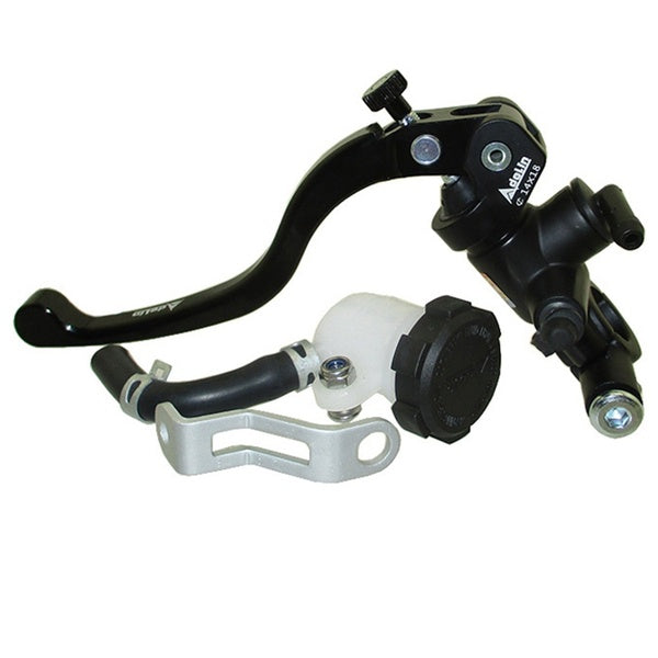 FishMotor 14x18 Gauche Racing Adelin Hydraulique Frein Embrayage Maître Cylindre Levier Pour Pit Dirt Bike Cyclomoteur Scooter Moto