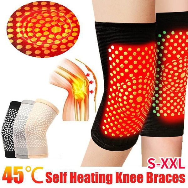 2023 NOUVEAU!! Genouillère de soutien auto-chauffante de style court-long Genouillère chaude pour l'arthrite Soulagement des douleurs articulaires C