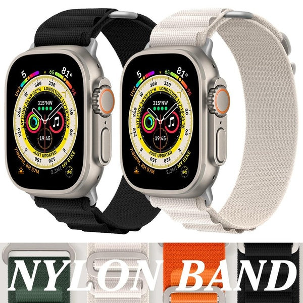 Nylon Band Sport for Smart Watch Ultra 49mm 8 7 45mm 44mm 40mm 41mm 45mm 42mm 38mm for SmartWatch Series 6 5 4 3 Se 2 1, Ventilate Bracelet Accessori