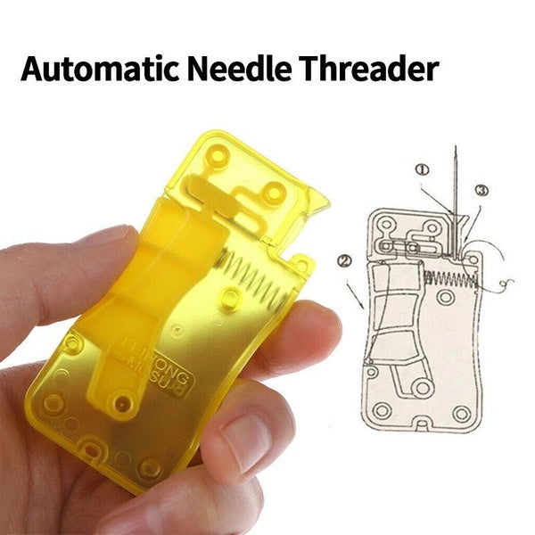Automatic Needle Threader DIY Tool Hand Sewing Machine Device Thread Auto Cross Stitch Household Accessories