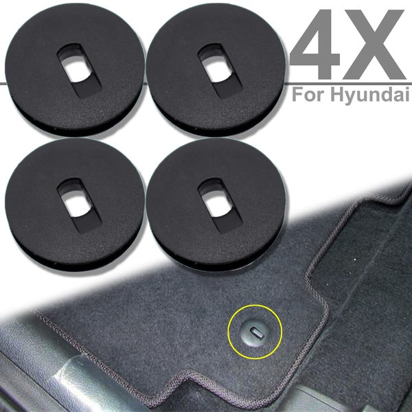 4pcs Car Floor Mat Clips For Hyundai Accent Solaris Elantra Tucson Kona Veloster Carpet Fixing Clamps Fasteners Retainer