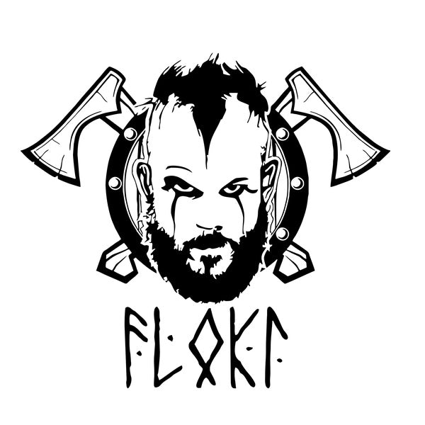 2PCS 17cm Viking Face Axe Vinyl Car Stickers Decal Decor Laser Silver Colorful Home Decoration Car Sticker