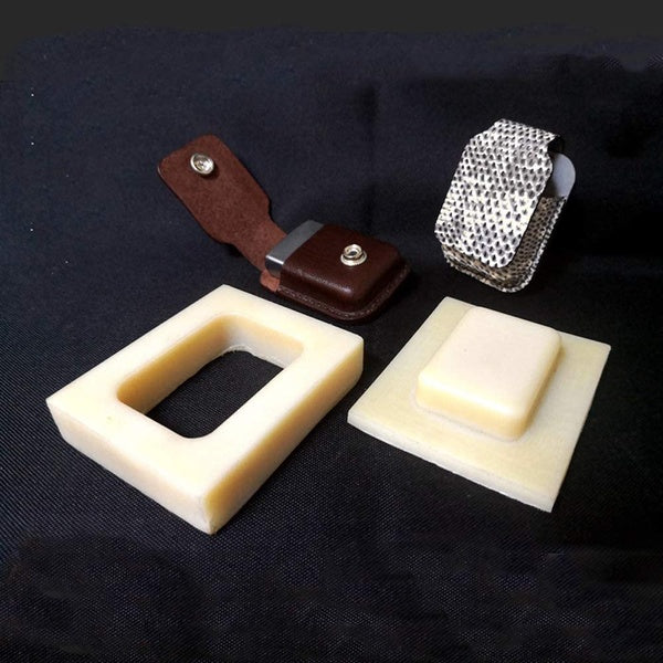 Bricolage cuir artisanat briquet en plastique forme de modélisation fixe moule envoyer avec modèle acrylique 75x53x25mm